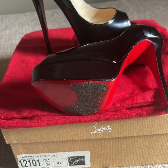 Paten leather open toe - Picture 3 of 3